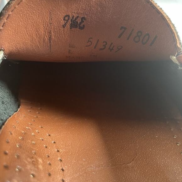 Allen Edmonds Port Washington Boulder Men’s 9.5E Venetian Moc Toe Driving Loafer - Picture 9 of 10